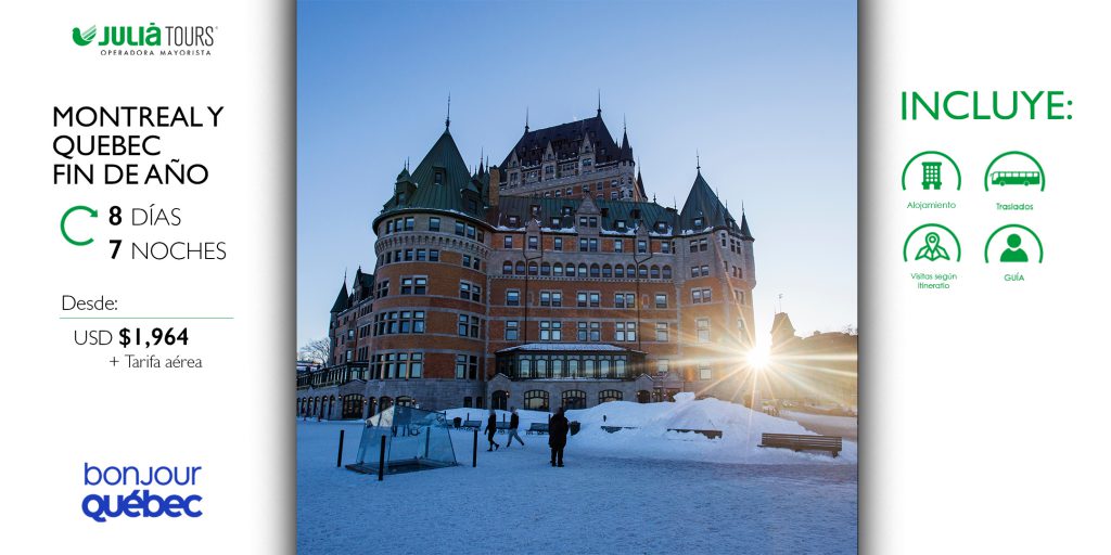 Quebec en fin de año - ITINERARIO Quebec y Montreal Fin de Año Itinerario